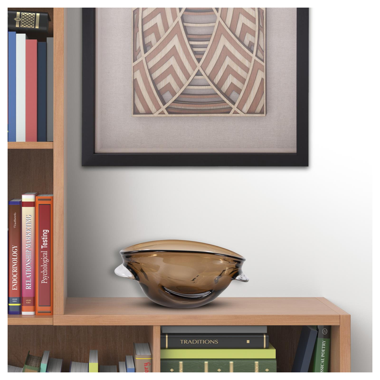 Smokey Umber Glass Bowl