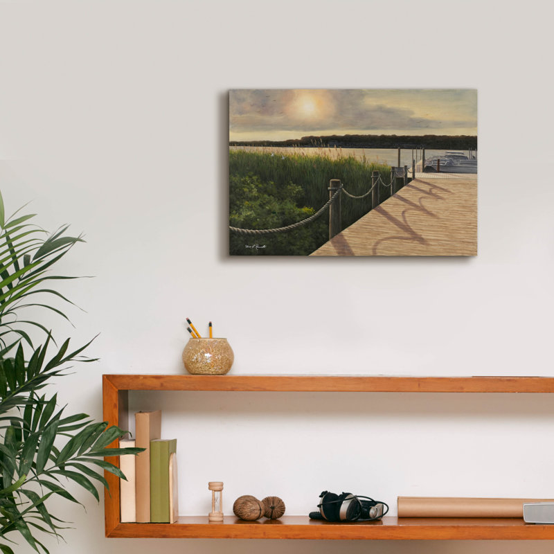 «Hear To Your Heart» par Diane Romanello, art mural sur toile, H 12 po x l 18 po x P 0,75 po