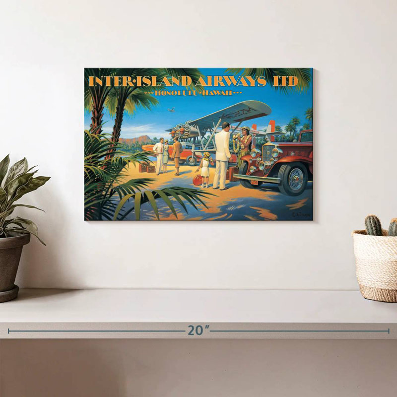 Ravi Inter Island Airways, 8" H x 12" W