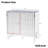 Black Cabinet With Grille Striped Door, And Metal Structure, Modern Design For Home Storage, Spacious Construction, Storage Office
