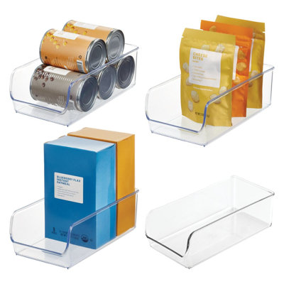 Bac de rangement pour garde-manger iDesig - idéal pour les poches de yogourt, les conserves et les collations
