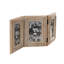 Shepshed Wood 3-Photo Folding Picture Frame