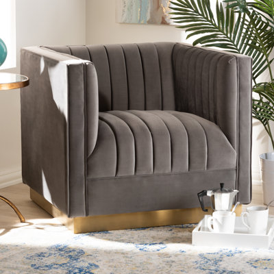 Kurato Velvet Armchair