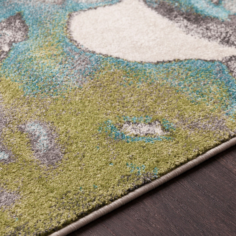 Abbyville Abstract Indoor Rug, Rectangle 2' x 2'3"