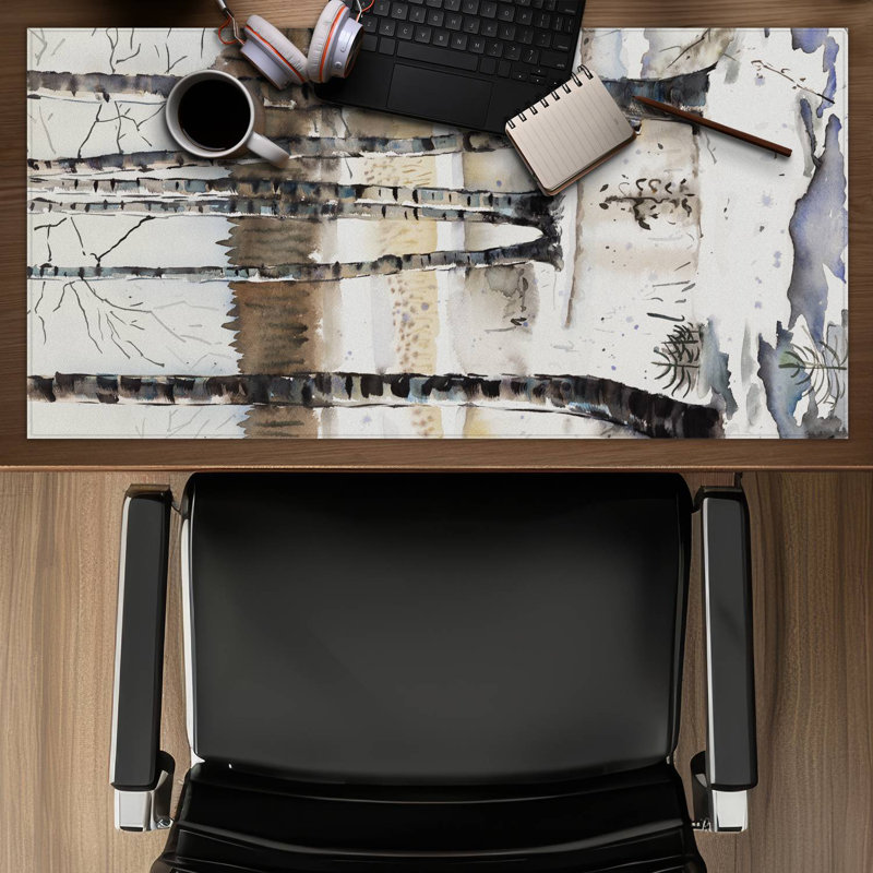 Winter swamp - 15.75"x31.50" Desk mat