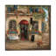 Centro Piazza Cafe by Ruane Manning - Wrapped Canvas Painting-279435567