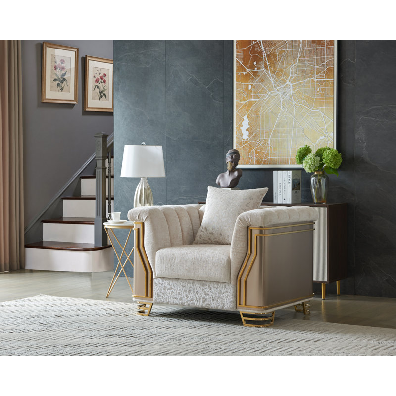 Chaise de château # 8625 en beige