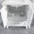 Banff White 30" W x 22" D Single Sink Bathroom Vanity with Engineered Stone Top, Drawer Organizer & Ceramic Undermount Sink, Pre-Assembled -1818313506-1844860827
