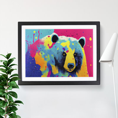 Bear Paint Splash Vol.2 - Framed Print