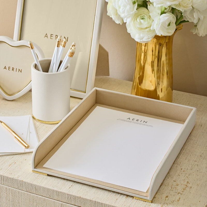 Classic Leather Paper Tray