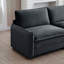 Velours côtelé gris confortable avec tissu de haute qualité et confort semblable à celui des nuages pour la zone de jeu de la chambre à coucher. Coussins en mousse viscoélastique à double couche de style rétro.