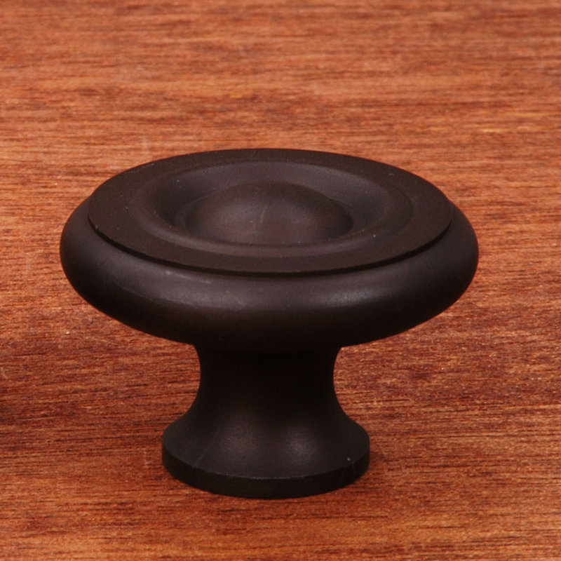 CK Series 1 1/2" Diameter Mushroom Knob, Oil Rubbed Bronze, Large