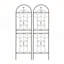 Ensemble de 2 treillis de jardin en métal 71 po x 19,7 po