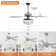 Estill 52'' Ceiling Fan with Light Kit