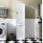 Laundry Cabinet ,With 1 Storage Cabinet And 1 Drawer