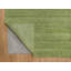 Tapis oriental rectangulaire en laine vert tissé à la main 9 pi 1 po x 12 pi 0 po -497635887