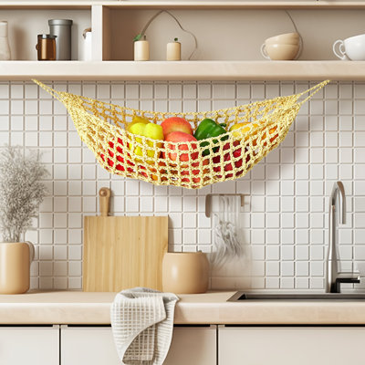 Backpack Home Kitchen Fruit Crochet Net Bag Cabinet Crochet Hanging Fruit And Vegetable Net Bag