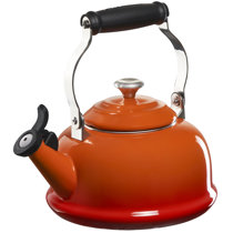  Induction Stainless Steel Whistle Water Kettle Tea Kettle For Induction  Stove, Gas Stove With Flute, Large Retro Vintage Orange Design: Home &  Kitchen