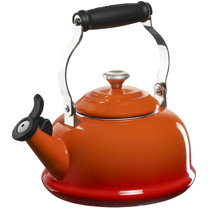  Farberware Bella Water Kettle, Whistling Tea Pot, Works For All  Stovetops, Porcelain Enamel on Carbon Steel, BPA-Free, Rust-Proof, Stay  Cool Handle, 2.5qt (10 Cups) Capacity (White): Farberware Bella Tea Kettle:  Home