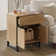 Aadam Modern End Table With 1 Drawer & 1 Storage Cabinet