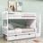 Edeltrudis Twin over Full/Twin Standard Bunk Bed with 3 Drawers-1146972219