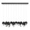 Chrysalis 10 - Light Kitchen Island Geometric Pendant