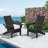 Delman Folding Adirondack Chair with Cup Holder-265647076