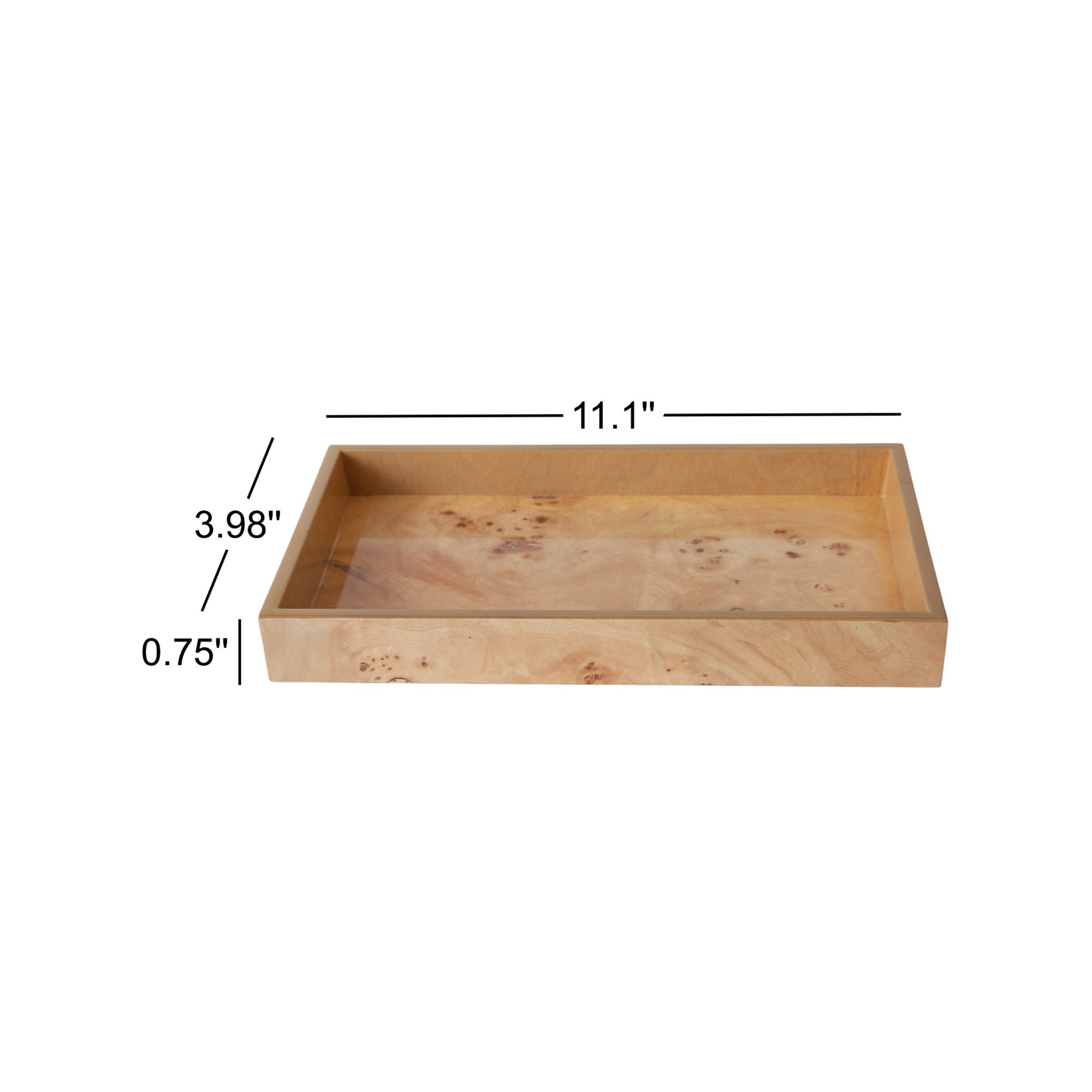 Duras Wood Bathroom Tray