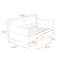 Twin Wooden Daybed with 2 Drawers-699995645