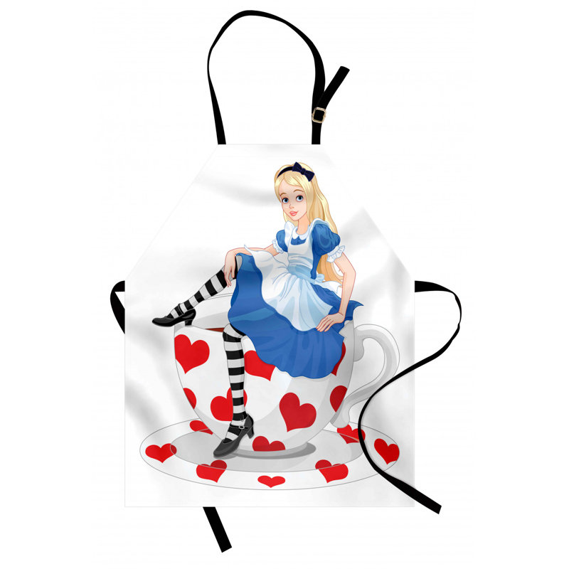 Tablier Alice au pays des merveilles