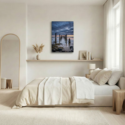 «Gallery Wrap», art mural sur toile pour le salon, la chambre à coucher, le bureau ou le vestibule - décoration murale décorative avec ciel dramatique