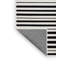  Tapis lavable rayé noir et blanc-1683014127
