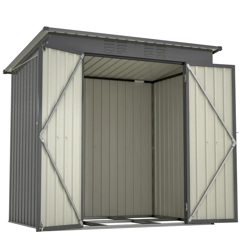Abri pour animaux toutes saisons 6 pi x 4 pi - noir