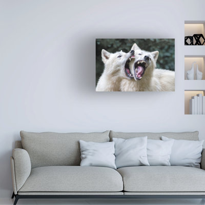 Libor Ploä?Ek Wolf Kiss Canvas Art