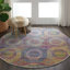 Tapis bohème multicolore Hawkin Ankara Global 8 pi 10 po x 11 pi 10 po-117025614