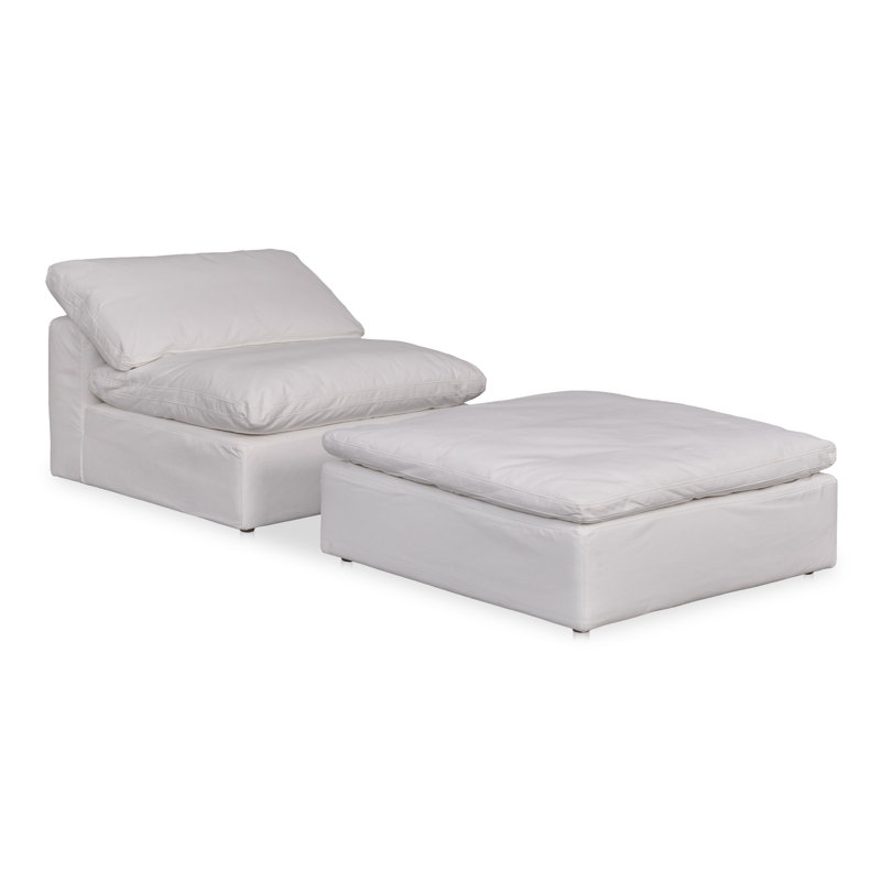 Clay Slipper Chair, White Livesmart®