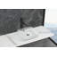 Lavabo de salle de bain vasque carré en verre trempé 15 "-91869431