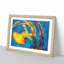 Yellow Jellyfish - Picture Frame Painting Print-56739817-56739818