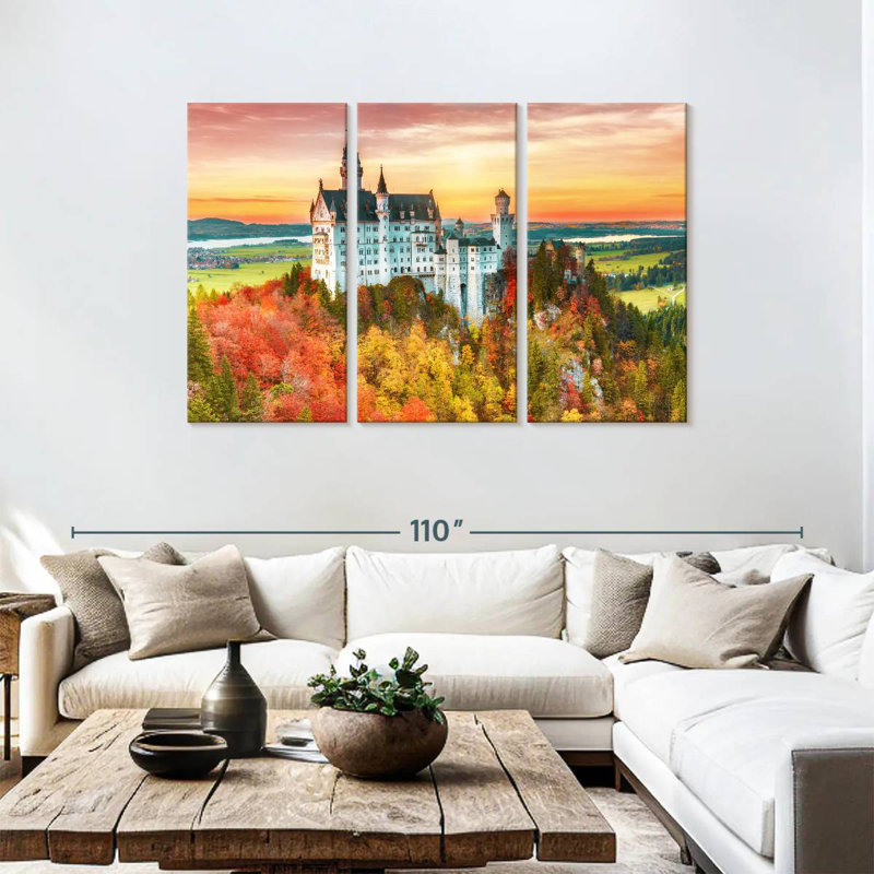 Neuschwanstein, H 48 po x l 74 po