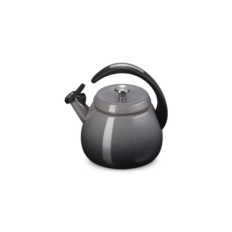 Le Creuset Enamel-On- Steel Cloche Kettle, 2.2 Qt., Sea Salt, Gray