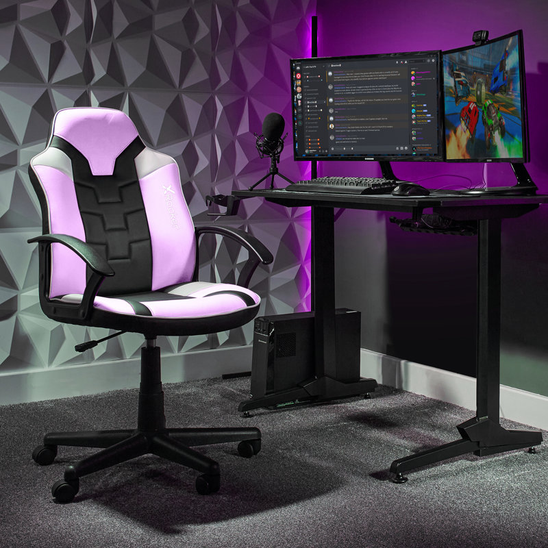 X Rocker Saturn Gaming Chair, Pink