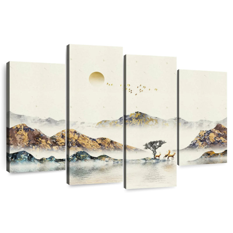 Alvord Gold Mountain, 48" H x 75" W