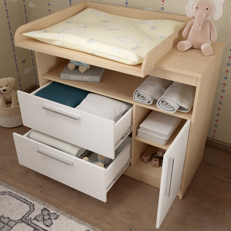Changing Unit Classic Line 1150, Brown/White