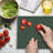 Ambesonne Star Cutting Board Large Size Symmetric Little Pattern Multicolor