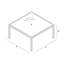 Urbana Outdoor Square Dining Table-1952377014-1908089757