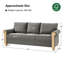 Terren 81" W Linen Striped Sofa-224278922