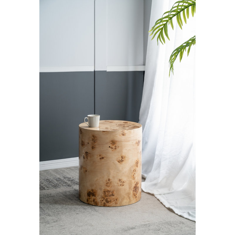 Table d'appoint cylindrique 20 x 20 x 24 po