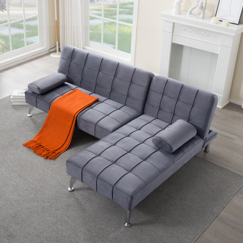 Canapé-lit modulaire réversible moderne pour le salon, Gray