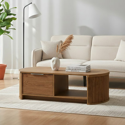 Frame Coffee Table with Storage