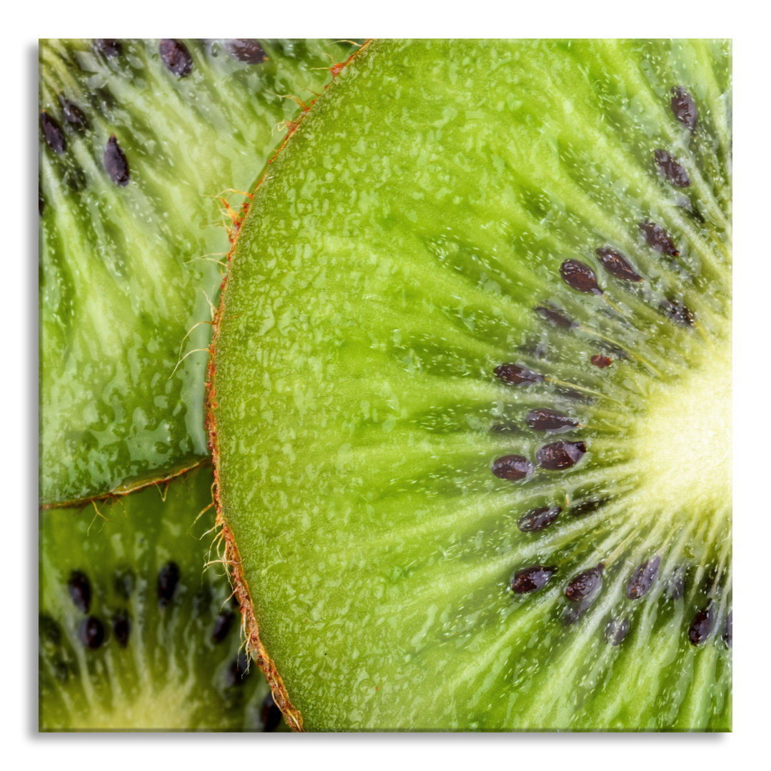 Glasbild "Grüner Kiwi-Traum"